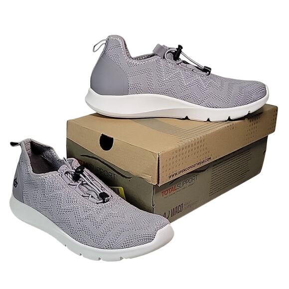 Spenco Chelsea Sneaker Wild Dove Tan Slip On Womens Size 7 NEW In BOX - Picture 1 of 16